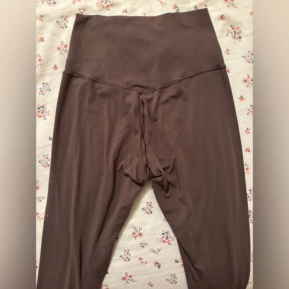 aerie Chocolate Brown High-Rise 7/8 Leggings - Picture 2 of 4